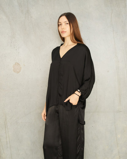 Black Alina Blouse