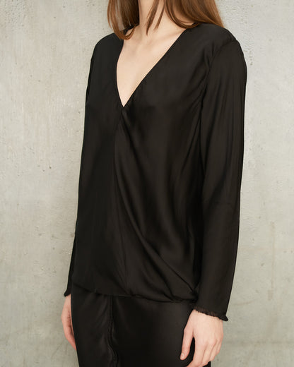 Black Baja Blouse