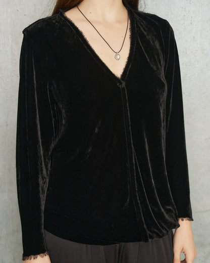 Black Velvet Baja Blouse