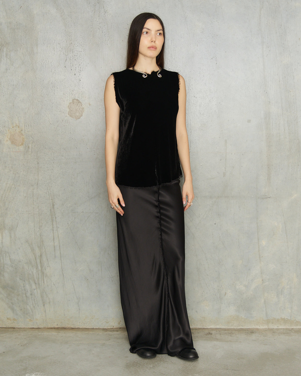 Black Velvet Mimi Top