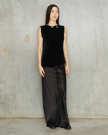 Black Velvet Mimi Top