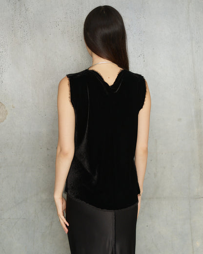 Black Velvet Mimi Top