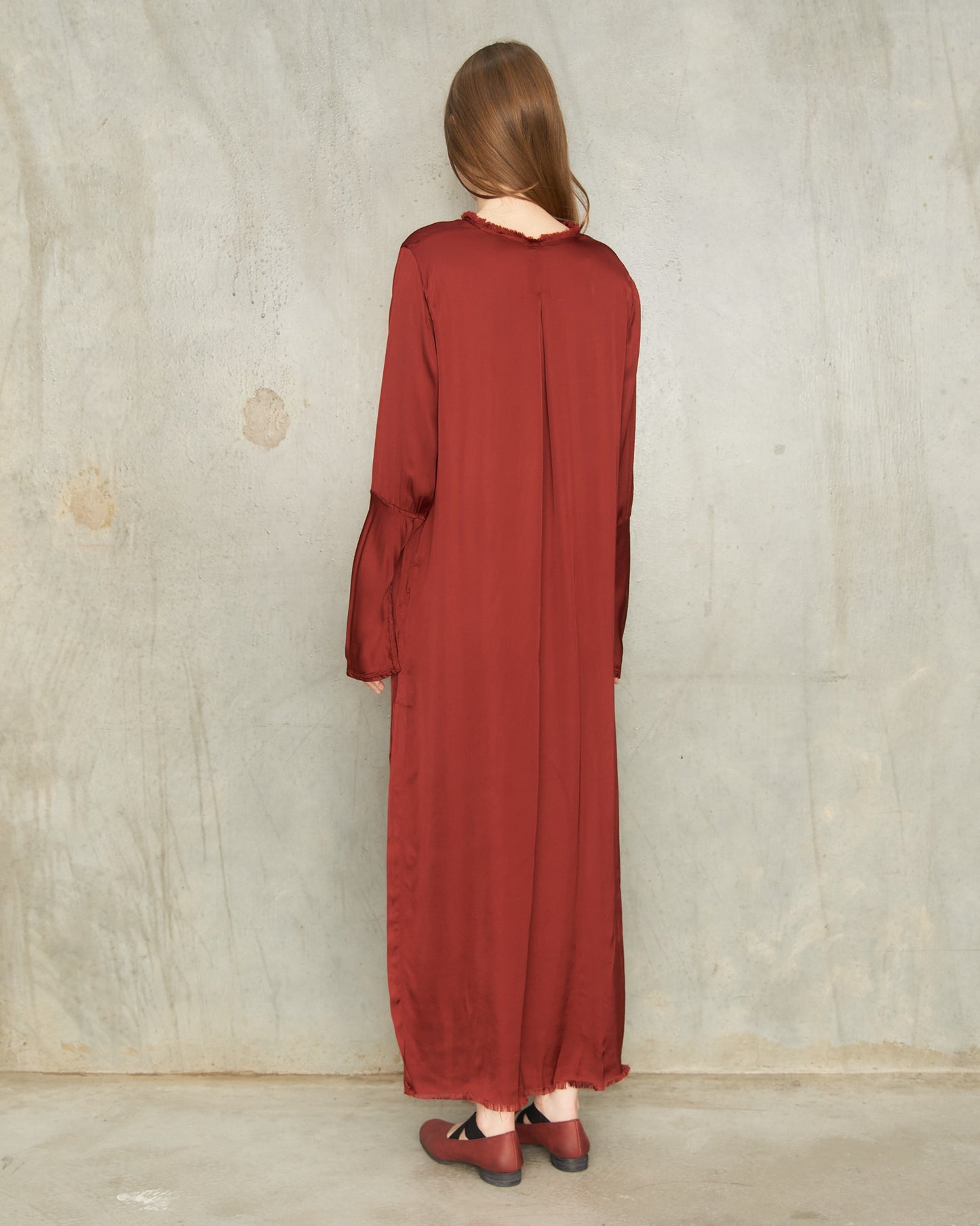 Burgundy Shei Dress