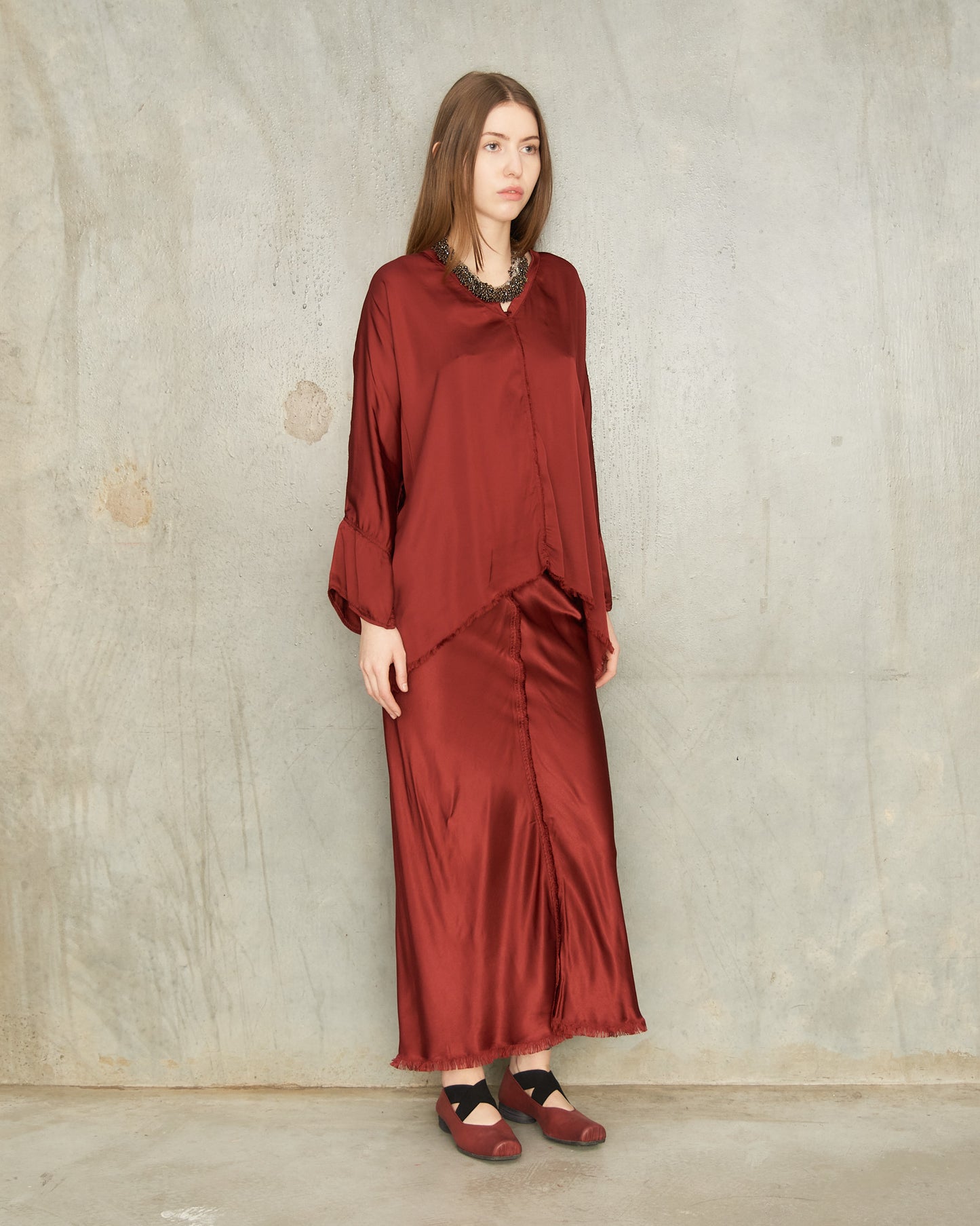 Burgundy Virginia Skirt