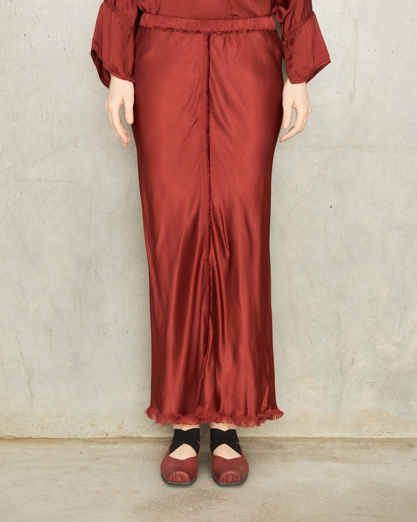 Burgundy Virginia Skirt