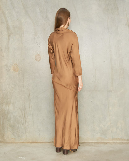 Caramel Olga Dress