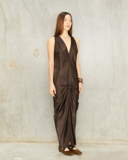 Chocolate Linda Dress