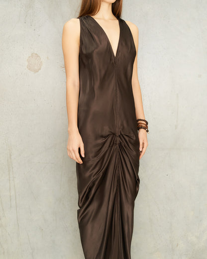 Chocolate Linda Dress