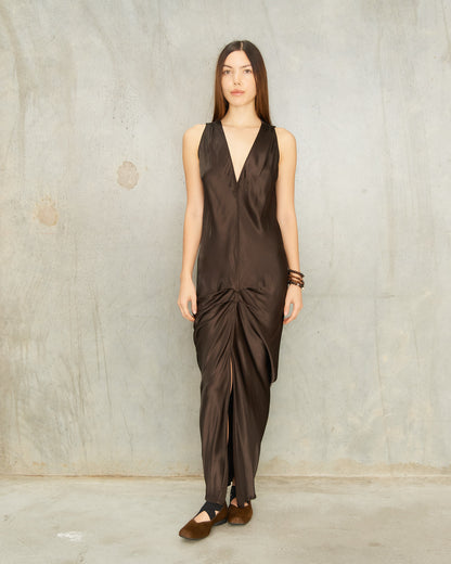 Chocolate Linda Dress