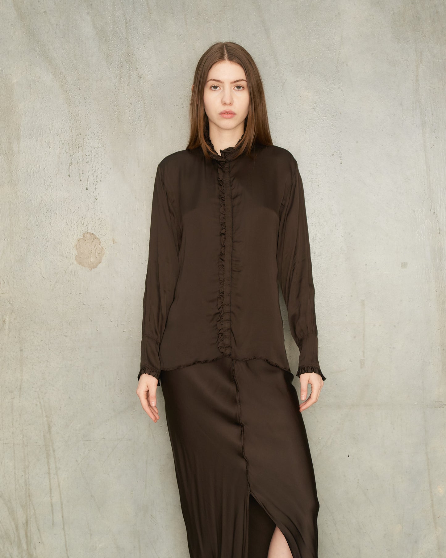 Chocolate Moni Blouse