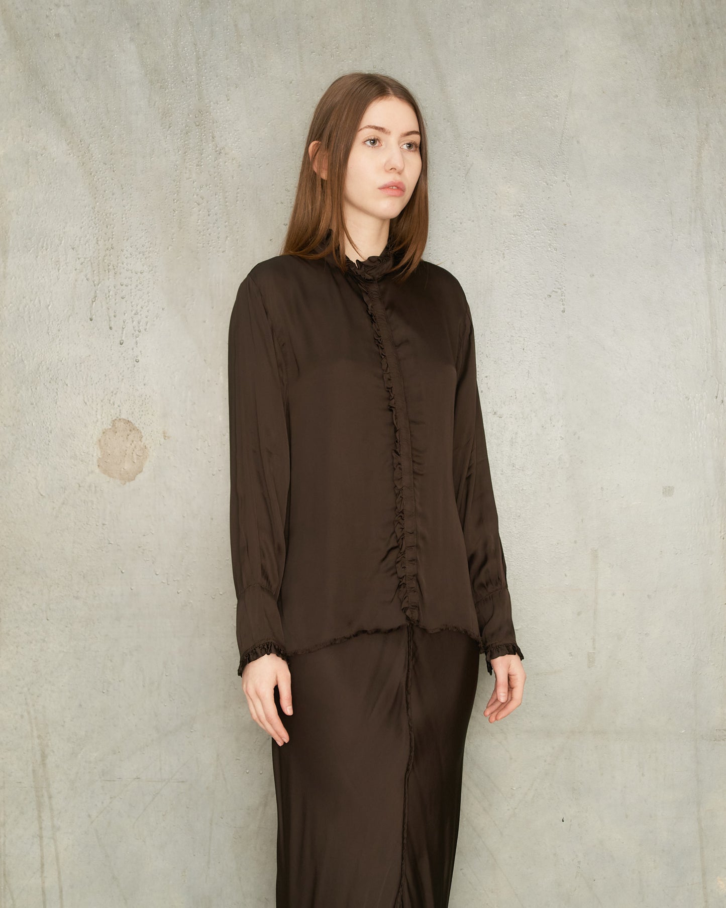 Chocolate Moni Blouse