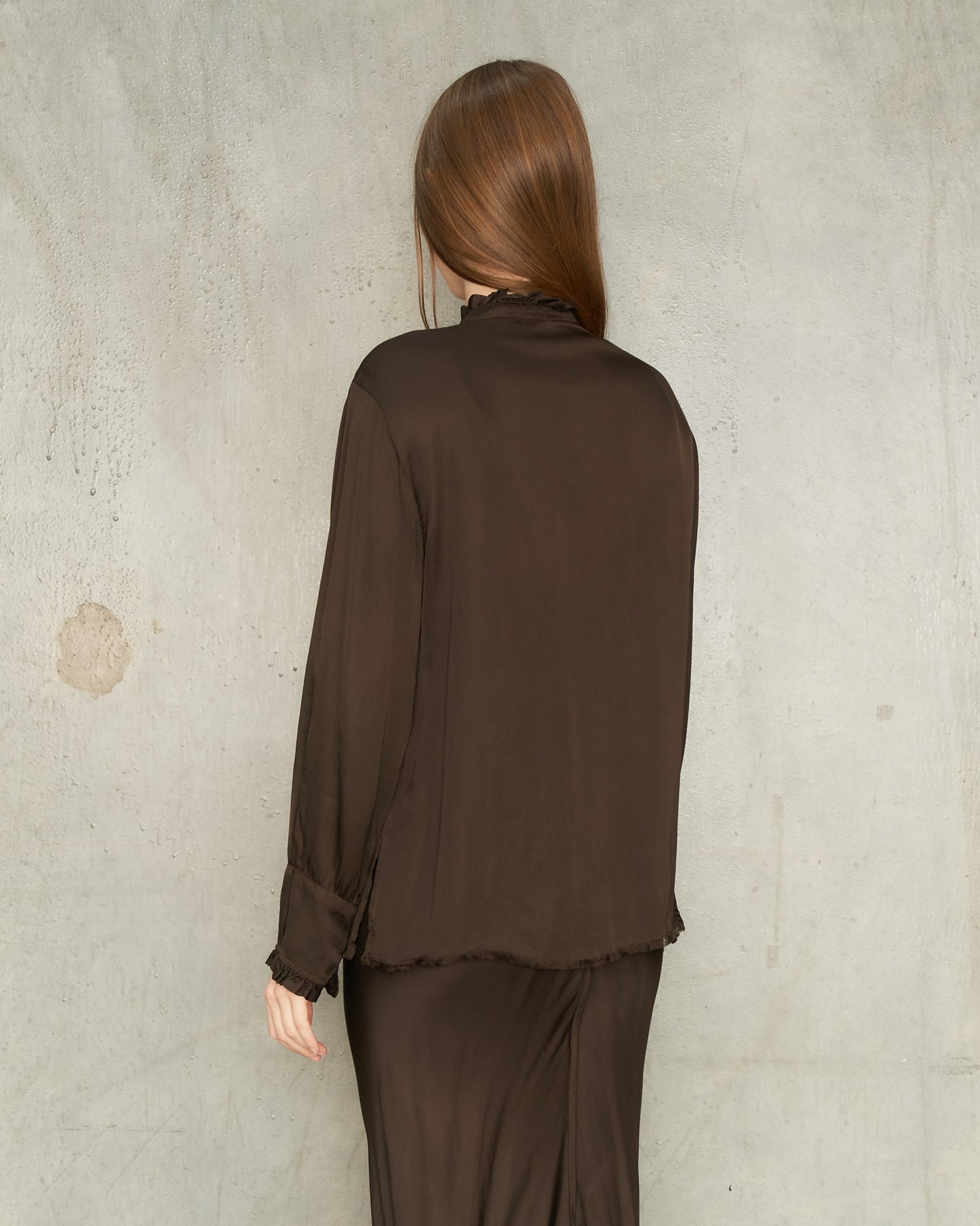 Chocolate Moni Blouse