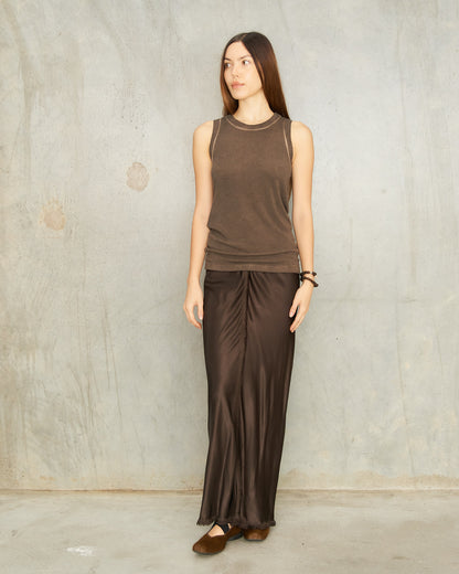 Chocolate Virginia Skirt