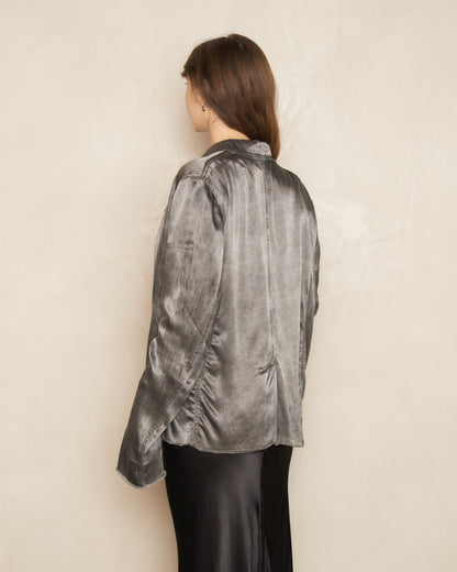 Distressed Grey Roma Jacket