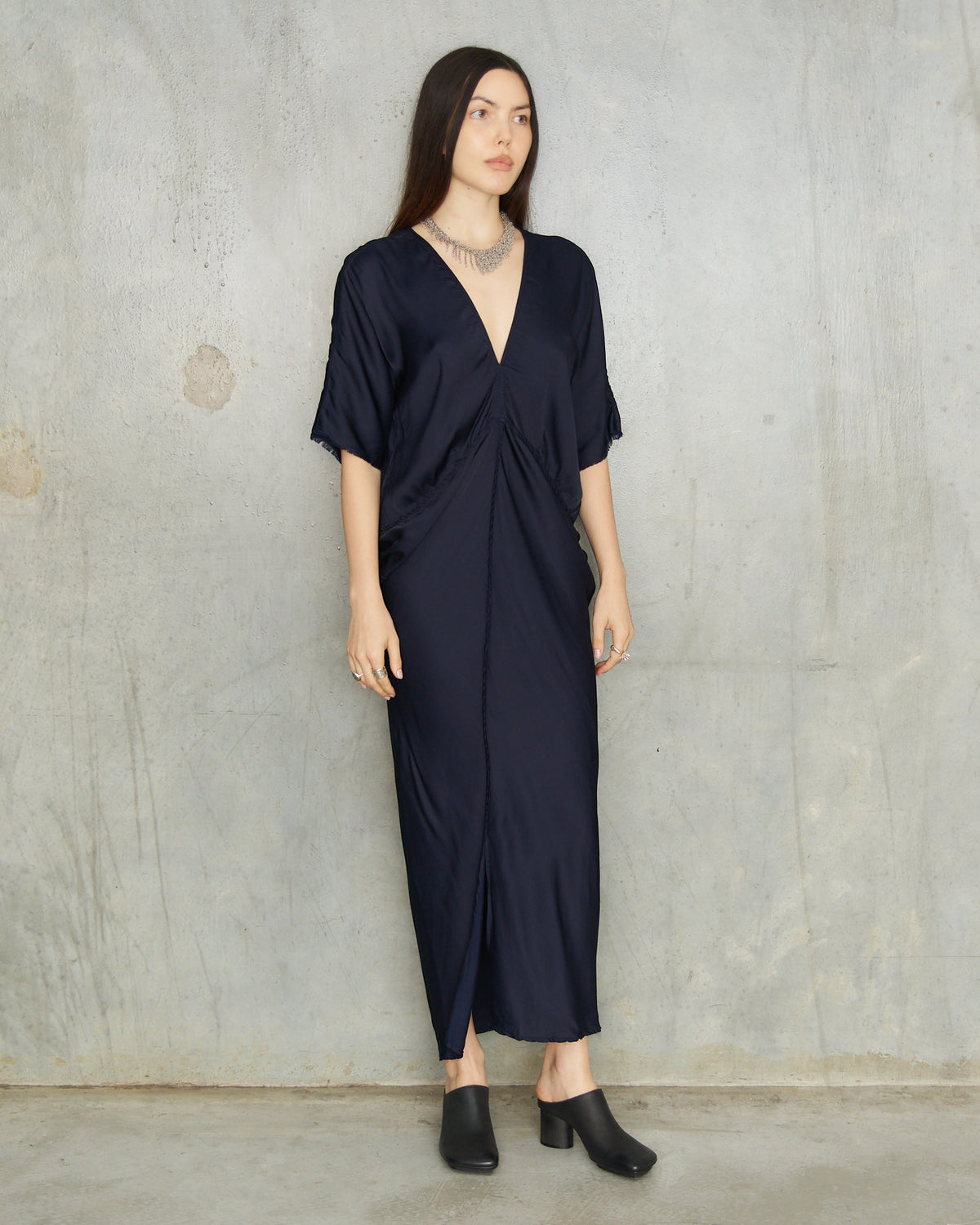 Navy Jeanne Dress
