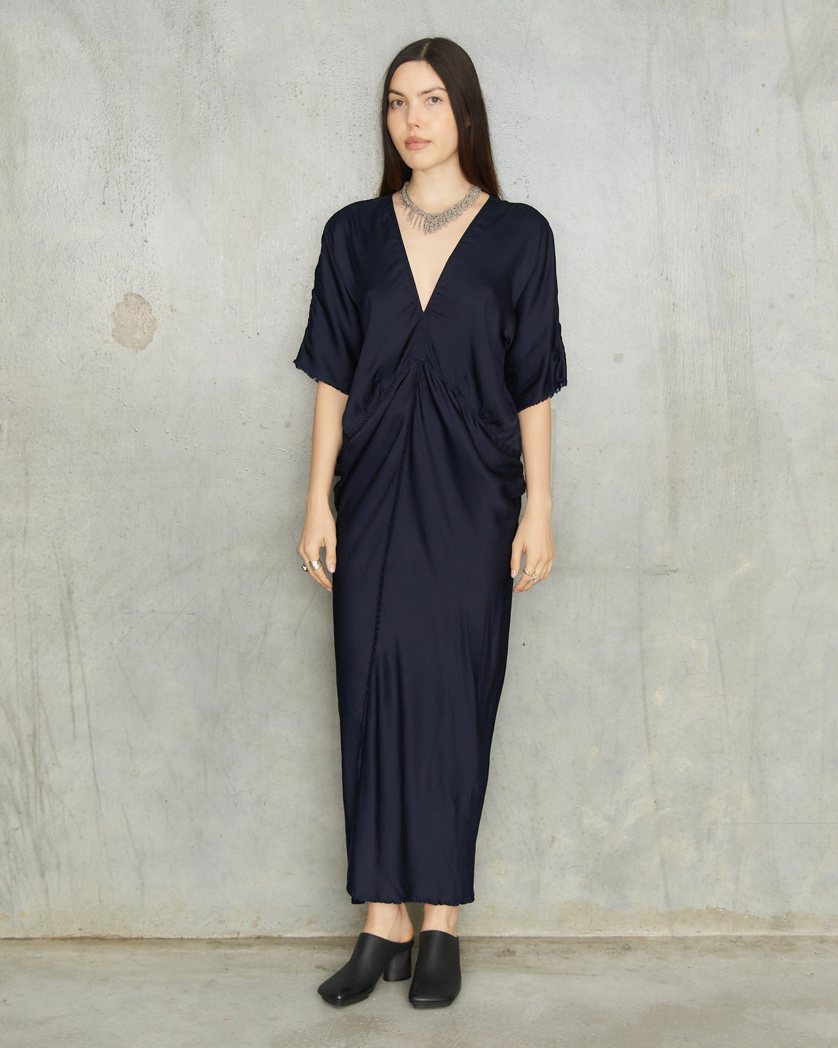 Navy Jeanne Dress