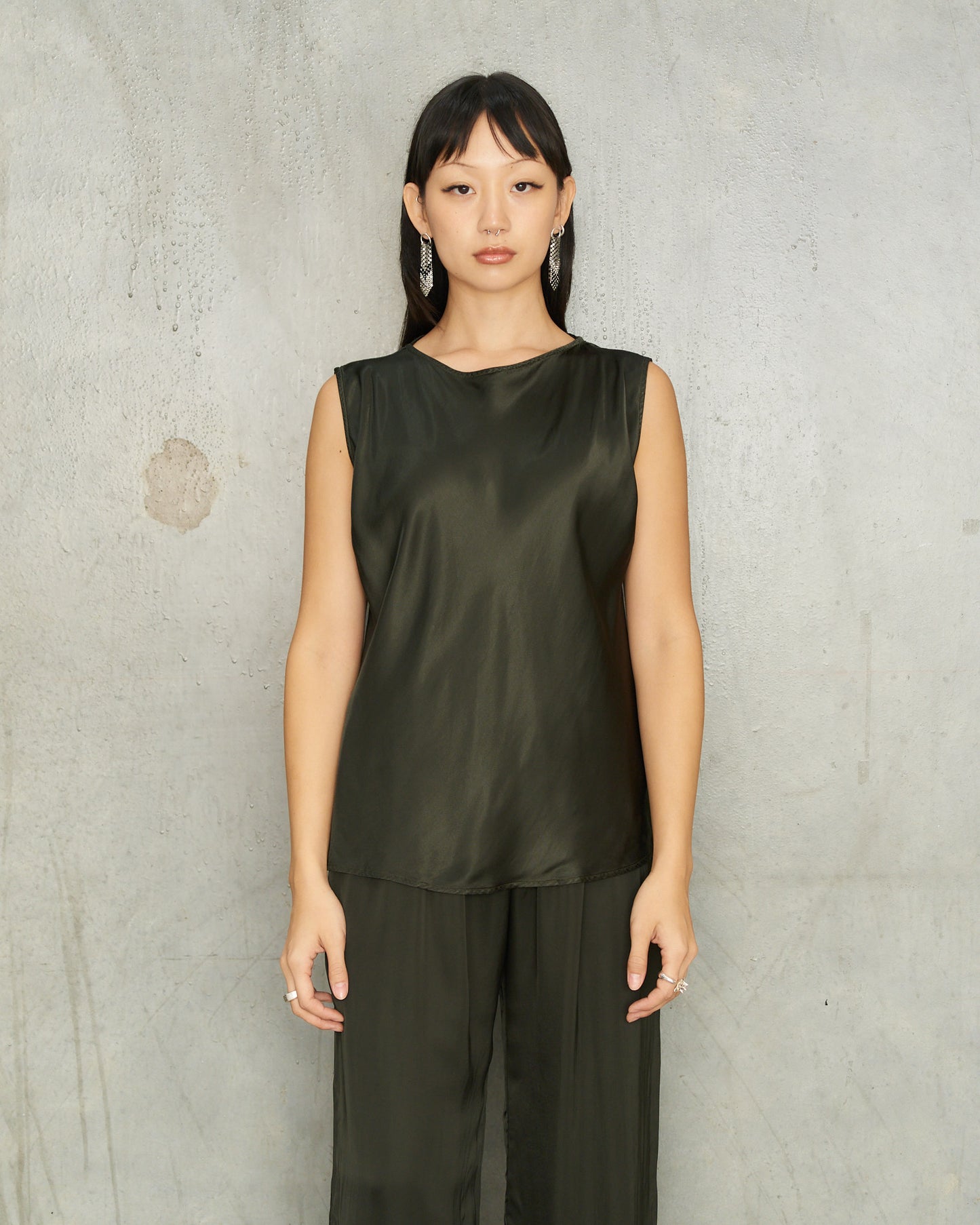 Olive Mimi Top