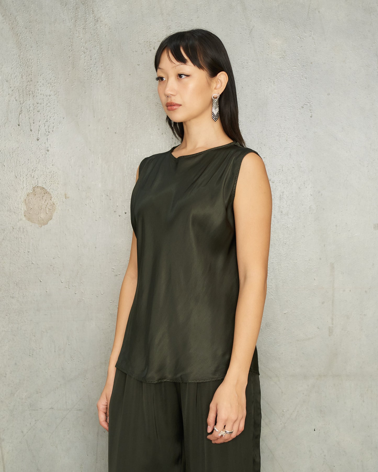 Olive Mimi Top
