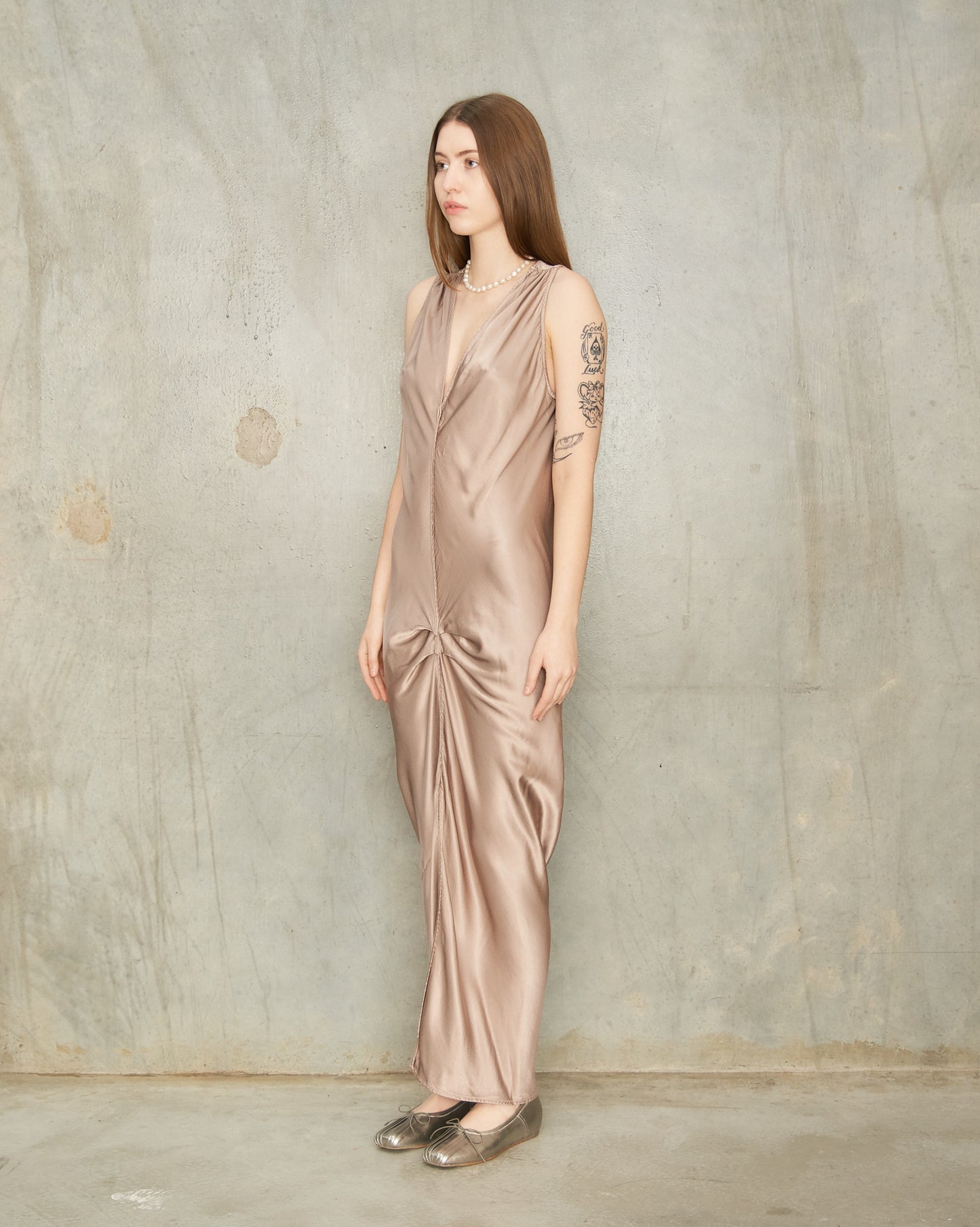 Shiitake Linda Dress