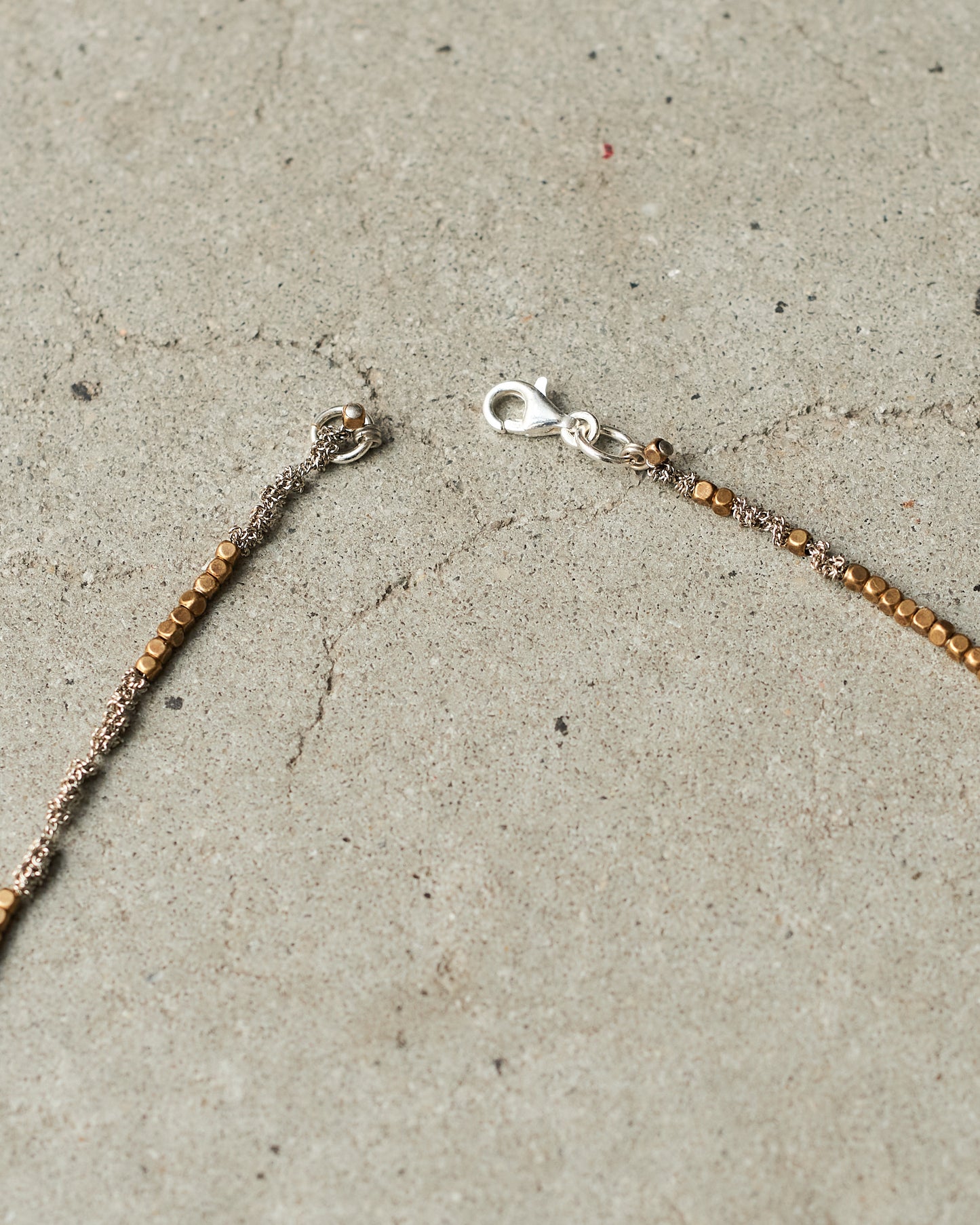 Bronze Bead Chain Lariat