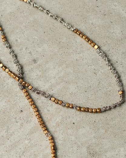Bronze Bead Chain Lariat
