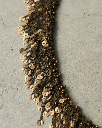Bronze Coin Chain Necklace