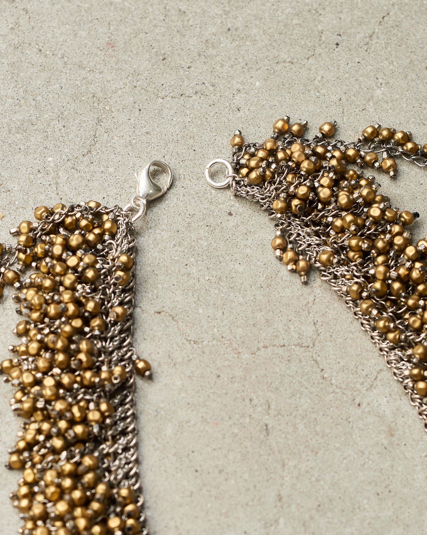 Bronze Glass Bead Necklace