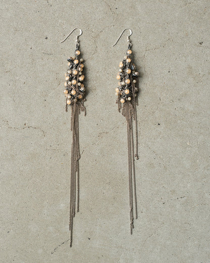 Silver Antique Bead Earrings