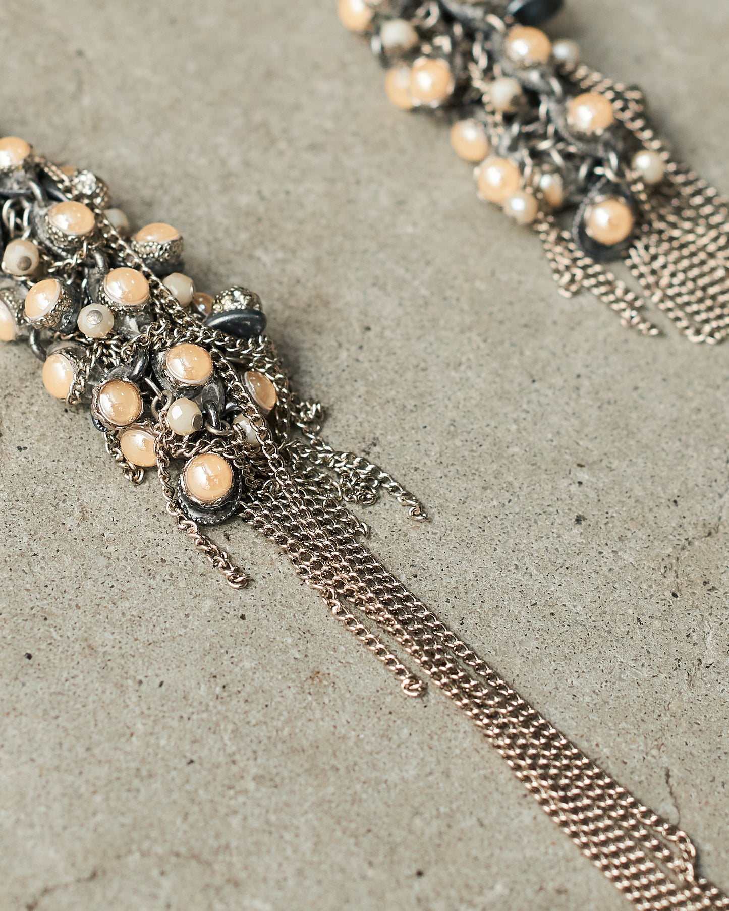 Silver Antique Bead Earrings