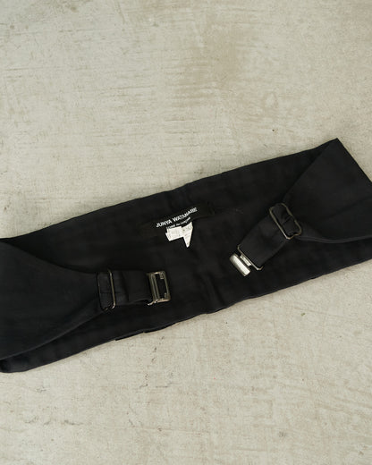 Junya Watanabe Black Ribbon Beaded Belt
