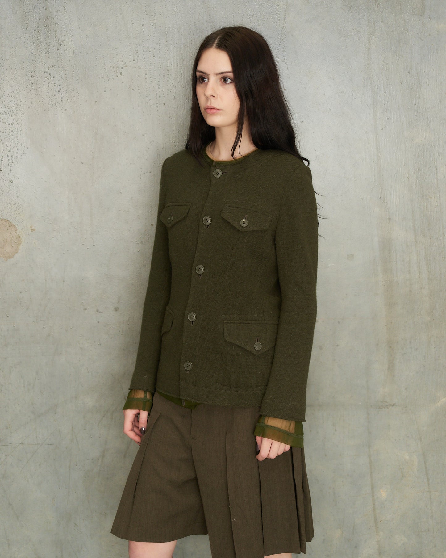 Junya Watanabe Green Wool Jacket
