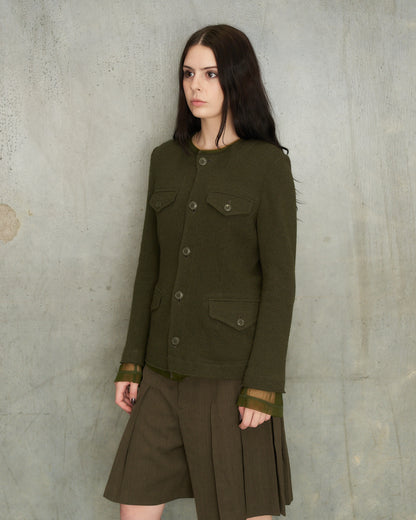 Junya Watanabe Green Wool Jacket