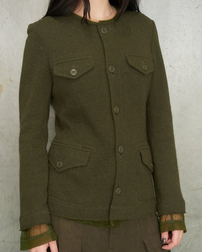 Junya Watanabe Green Wool Jacket