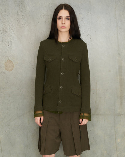 Junya Watanabe Green Wool Jacket