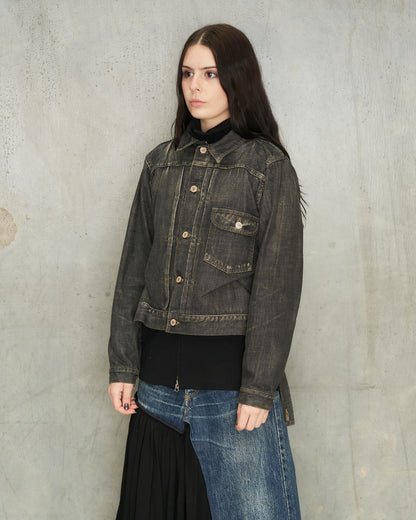 Yohji Yamamoto Grey Denim Jacket