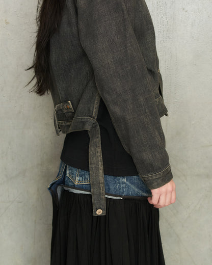 Yohji Yamamoto Grey Denim Jacket