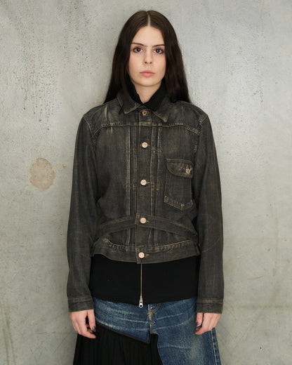 Yohji Yamamoto Grey Denim Jacket