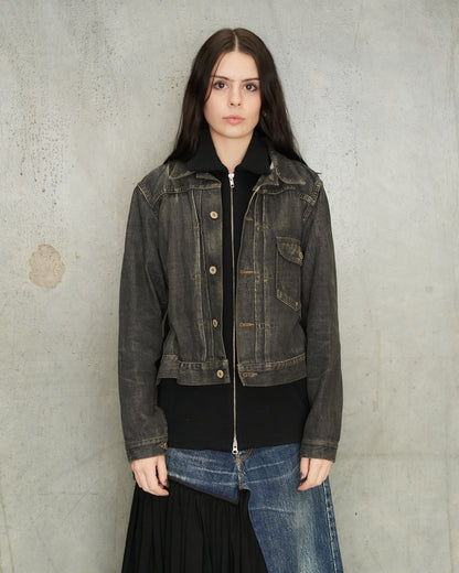 Yohji Yamamoto Grey Denim Jacket