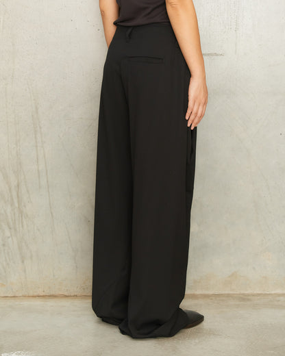 Crow Black Venari Trousers