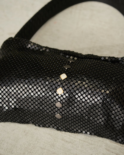 Matte Black Gwen Shoulder Bag