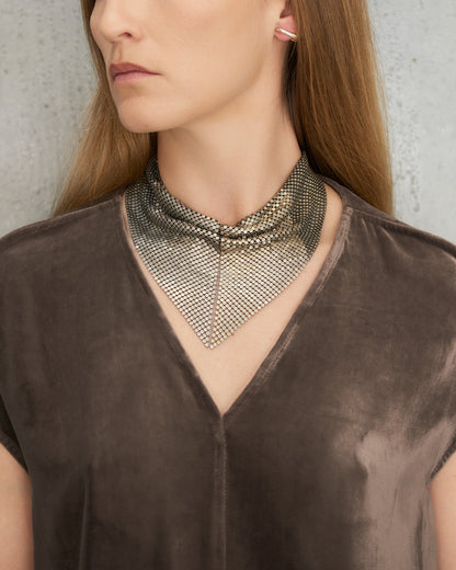 Doré Glomesh Bandana Necklace