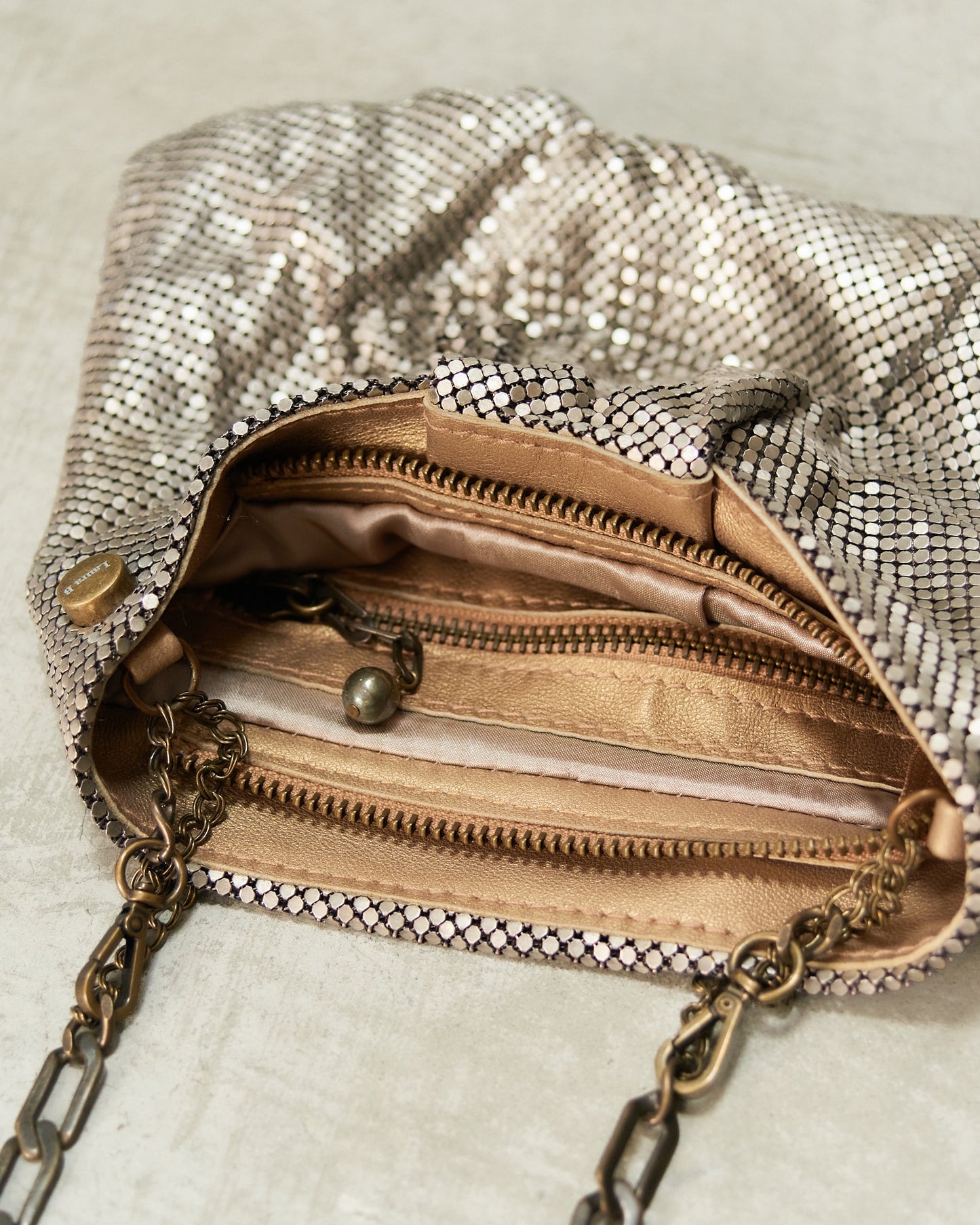 Doré Yasmin Pleat Disco Bag