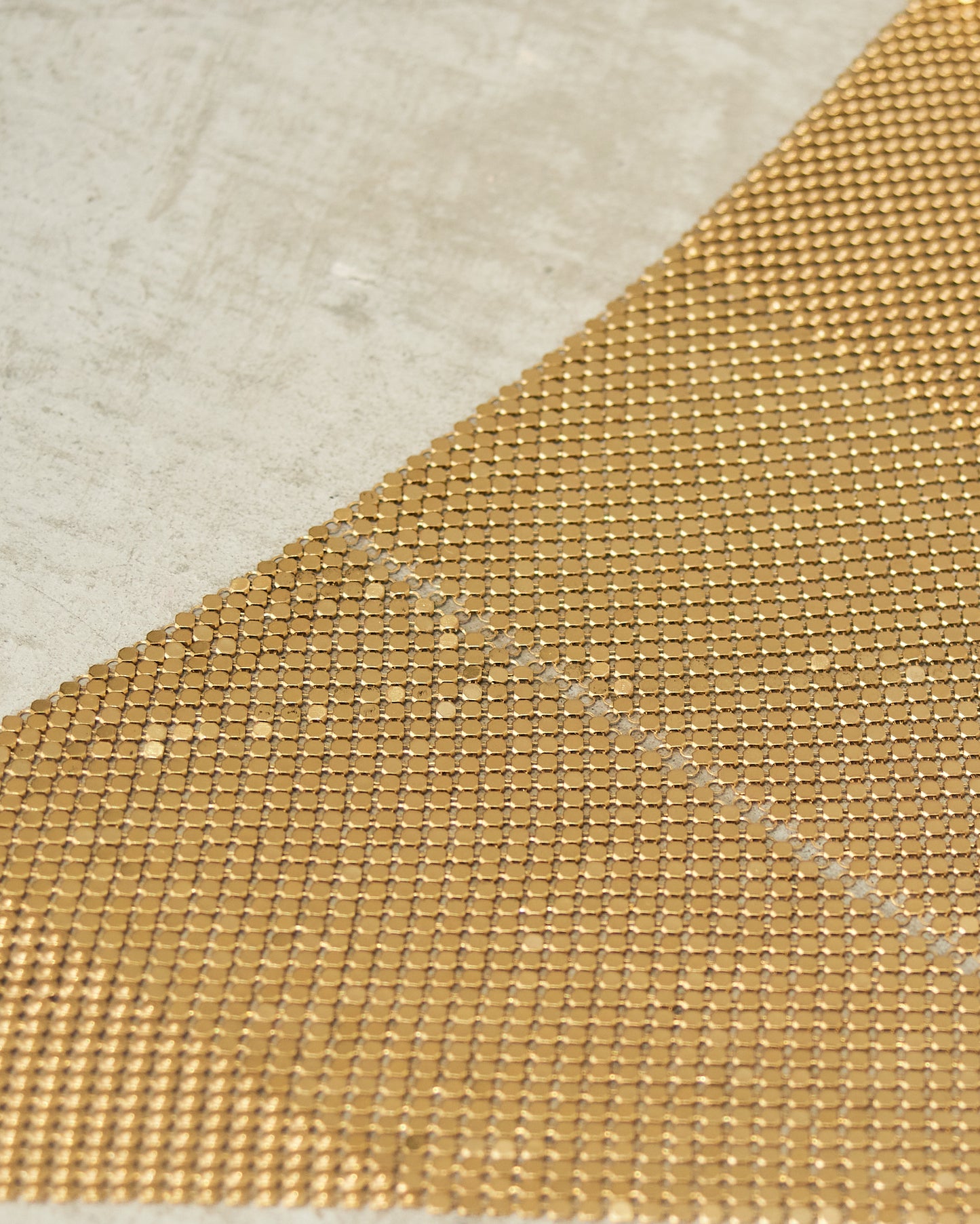 Gold Glomesh Bandana Necklace