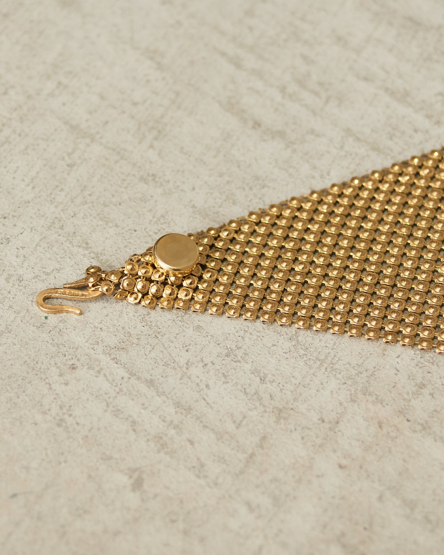 Gold Glomesh Bandana Necklace