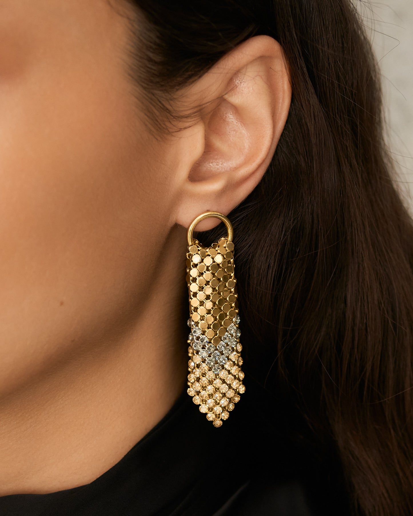 Gold Gracious Arrow Earrings