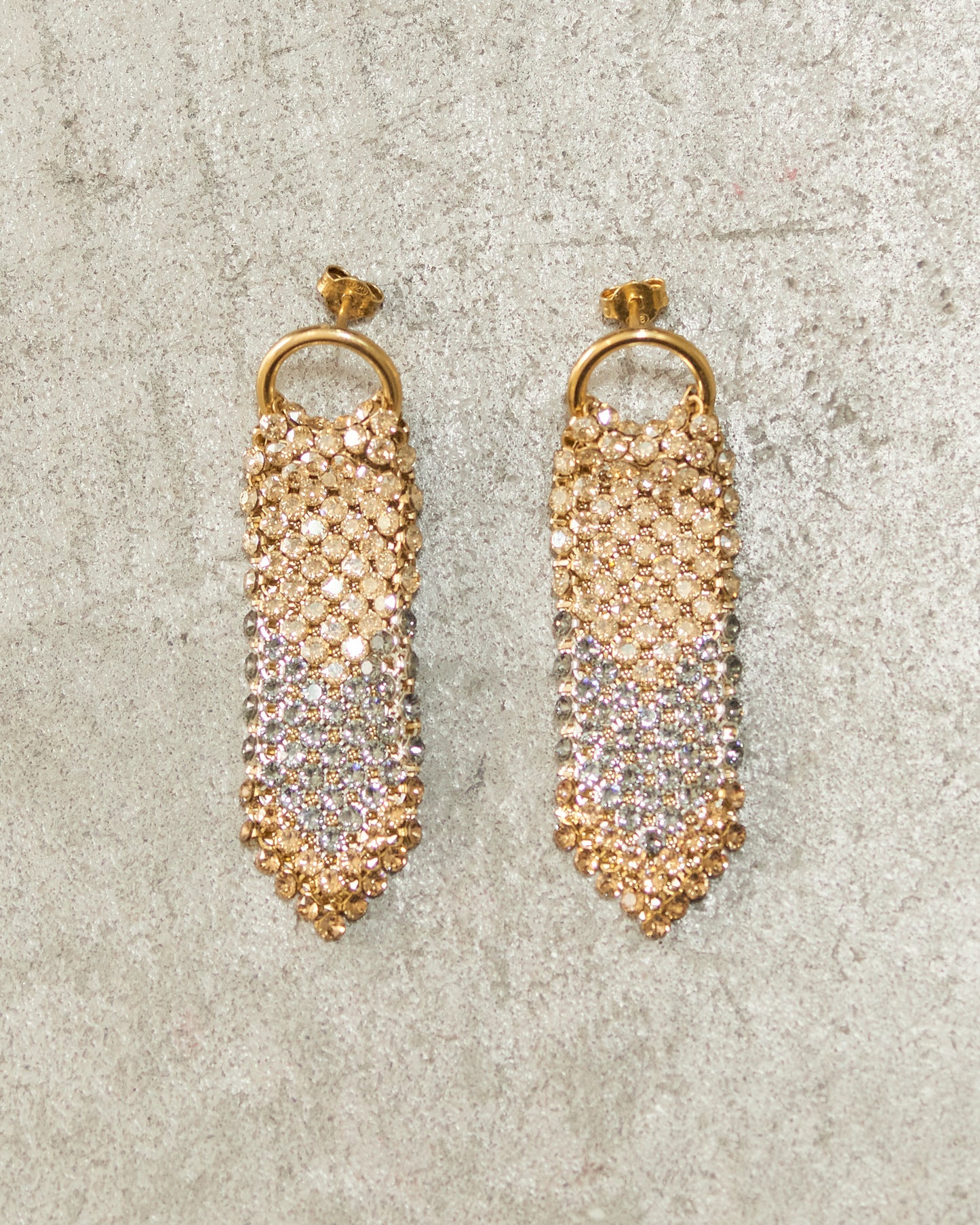 Gold Topaz Gentle Earrings