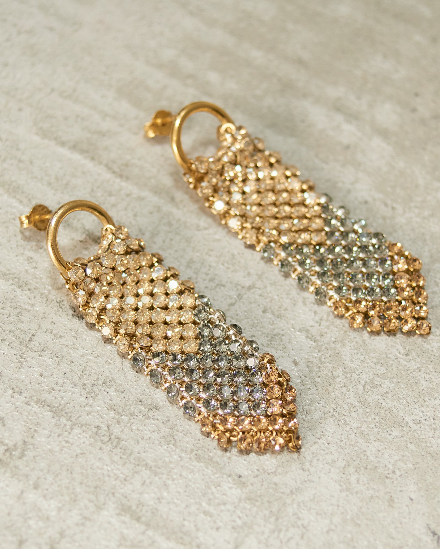 Gold Topaz Gentle Earrings