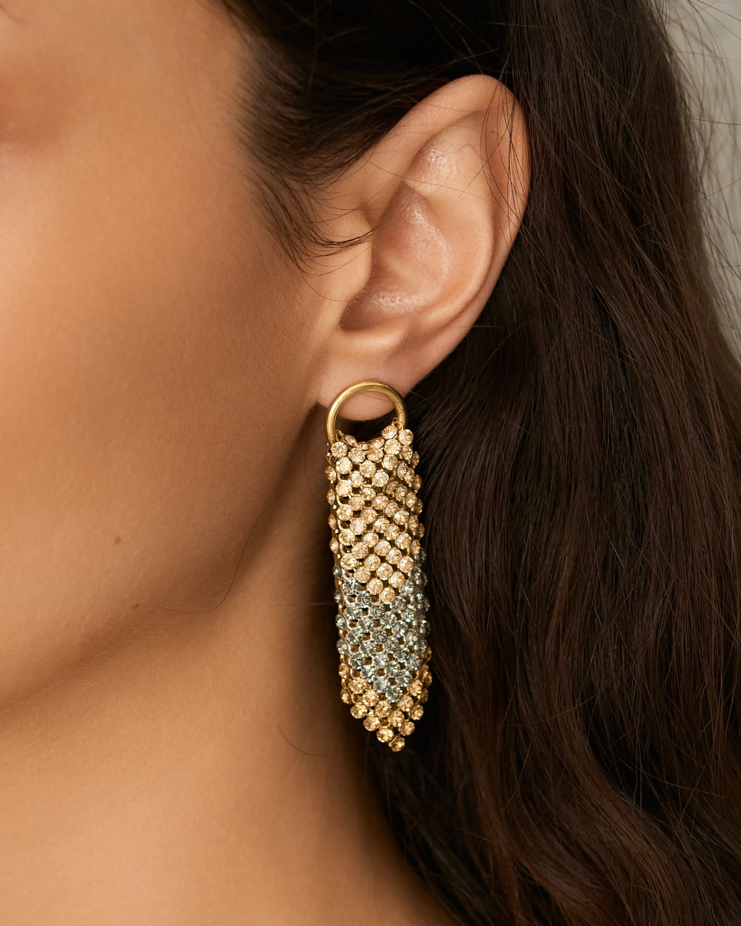 Gold Topaz Gentle Earrings