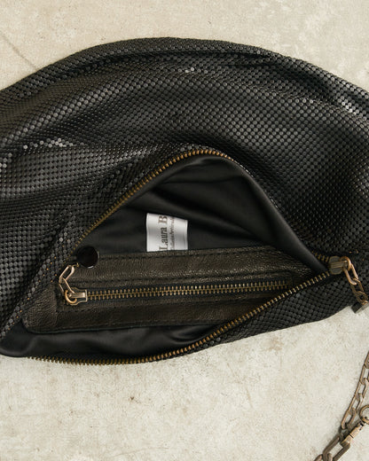 Matte Black Leela Hug Bag