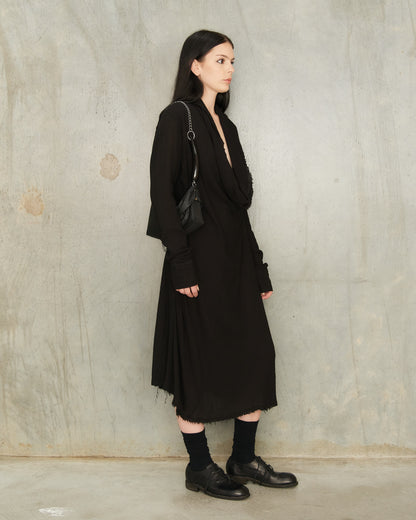 Matte Black Patrizia Baguette Bag